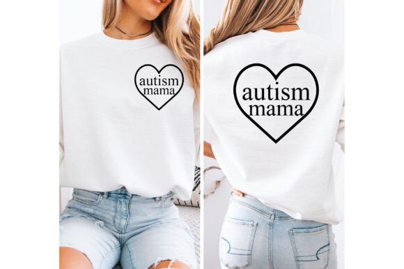 Autism Mom Svg T Shirt Design