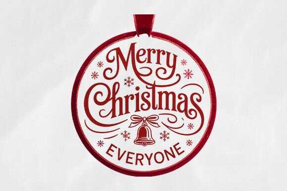Christmas Round Sign Svg: Graphics and Crafts for Branding