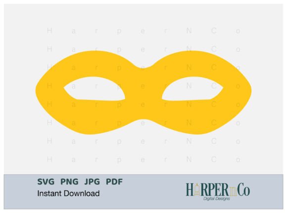 Mardi Gras Mask SVG, PNG, Cut File 6