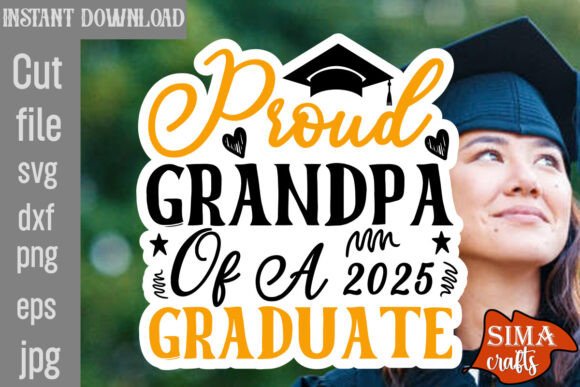 Proud Grandpa of a 2025 Graduate SVG
