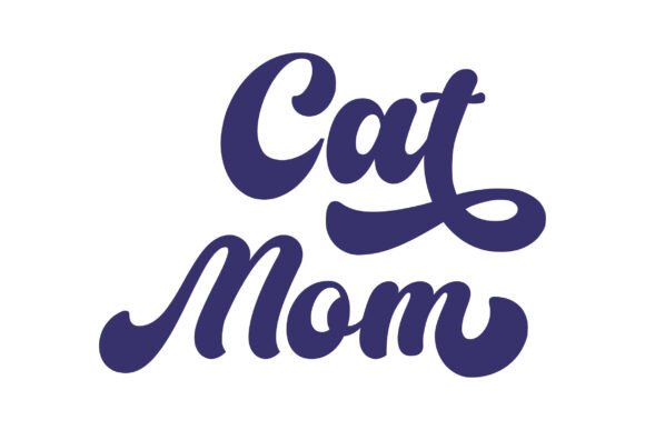 Retro Cat Mom SVG, Groovy Mother s Day