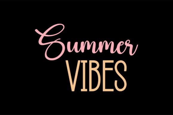 Retro Summer Vibes SVG: Graphics for Crafts