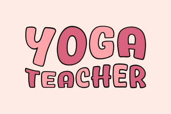 Retro Yoga SVG for Crafts and Graphics