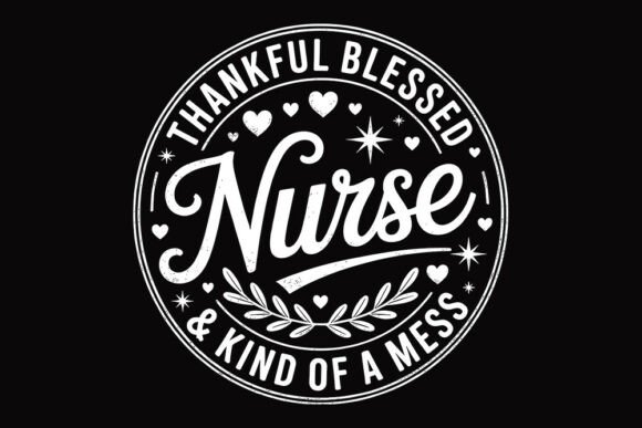 Thankful Blessed Nurse SVG